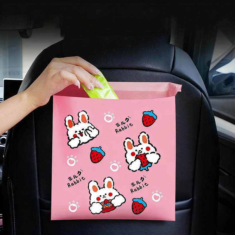 Stick-On Disposable Car Trash Bags