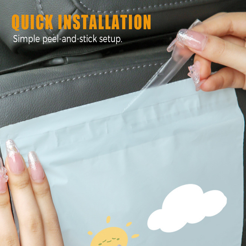 Stick-On Disposable Car Trash Bags