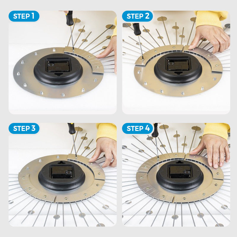 Creative Wall Clock for Living Room Decoration